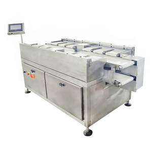 Balance combinée multi-têtes à écran tactile 7 pouces pour filets de saumon, de bœuf et de poisson, précision 0,1g, OEM - Product Image 1