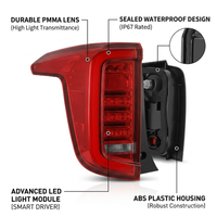 Conjunto de Luces Traseras Exteriores Izquierda y Derecha, Repuestos de Iluminación Automotriz Compatibles con GWM Haval Jolion 2024