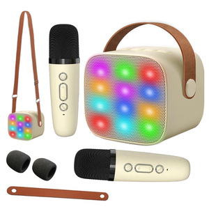 Sırt çantası P2 taşınabilir Led Min Bluetooth Karaoke hoparlörü çocuklar yetişkinler için kablosuz mikrofonlar ile, noel doğum günü hediyeleri oyuncaklar - Product Image 1