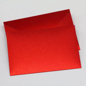 Cartes de mariage personnalisées avec impression dorée sur papier pailleté, enveloppes pailletées assorties - Product Image 6