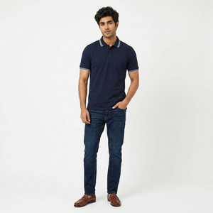 Polo de verano de moda de algodón 100% para hombre, camiseta Polo de manga corta para hombre, camiseta de manga corta personalizada de alta calidad para hombre - Product Image 1