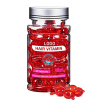 Capsules d'huile capillaire naturelle et biologique à marque privée pour la croissance des cheveux, sérum de traitement capillaire
