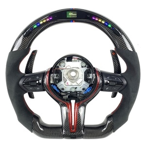 Volante Deportivo de Fibra de Carbono Real con LED Indicador de Velocidad y RPM para <span class=keywords><strong>BMW</strong></span> <span class=keywords><strong>320i</strong></span> 335i E90 E91 E92 E93 M3 Serie 3, <span class=keywords><strong>Precio</strong></span> de Fábrica - Product Image 6