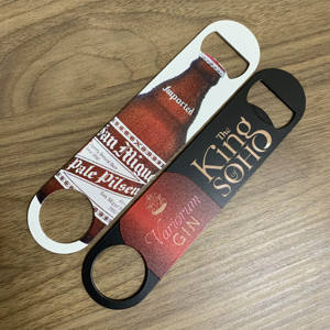 ที่เปิดขวดแบบเรียบเคลือบสีฝุ่นแบบกำหนดเอง ที่เปิดขวดแบบเร็ว รูปทรงกุญแจโบสถ์ อุปกรณ์บาร์เทนเดอร์ - Product Image 4