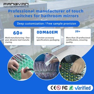 <span class=keywords><strong>Interruptor</strong></span> Táctil Capacitivo de 110V 220V para Espejo de Baño <span class=keywords><strong>LED</strong></span>, 12V 1A 12W, <span class=keywords><strong>con</strong></span> Atenuación, Venta de Fábrica al por Mayor - Product Image 6