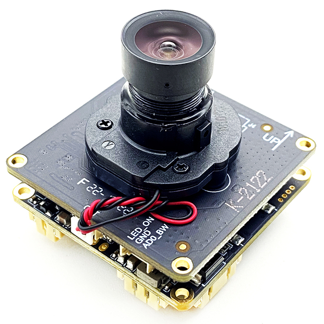 HD IMX415 4K Network IPC Camera Module with Microphones & SD Support H.265 Compression 4mm HD Lens Made in China