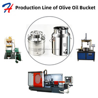 Ligne de production de seaux à huile d'olive, couscous et lait en acier inoxydable et aluminium HT, haute efficacité, équipement clé en main sur mesure