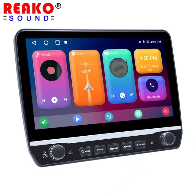 Android Universal Radio Double Din 10.1'' Dual USB Car Stereo With Steering Wheel Control WIFI GPS BT Carplay