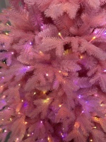 Fabrikpreis Großhandel 2ft bis 12ft Vorbeleuchtete Rosa Künstliche Weihnachtsbäume Mit Lichtern