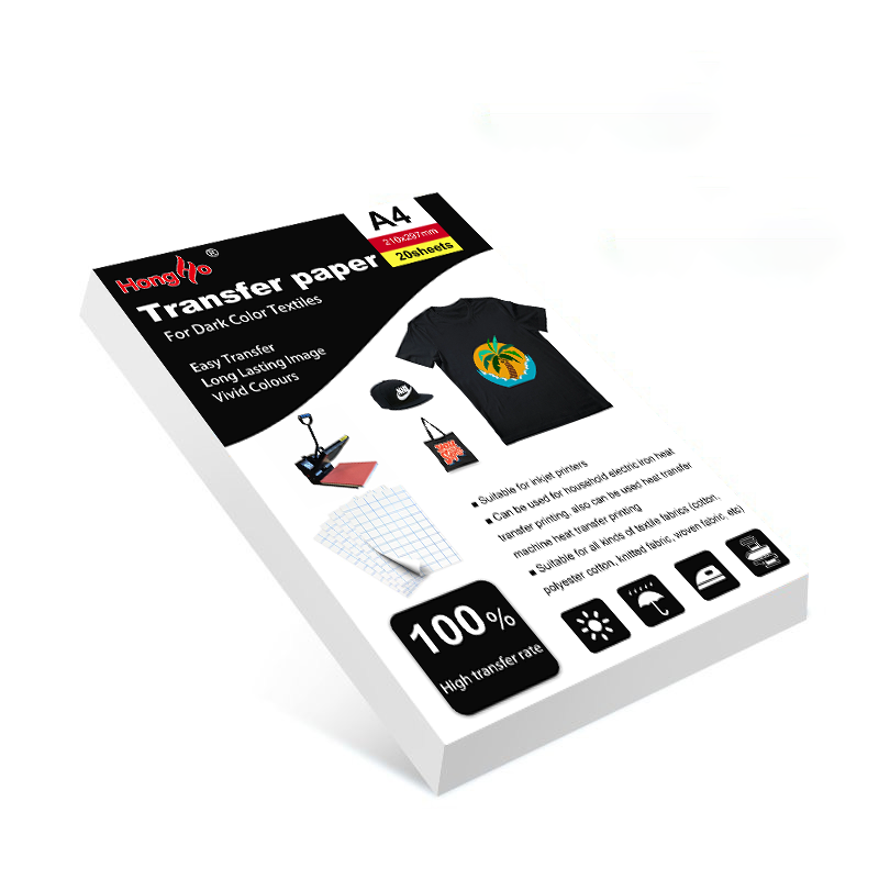 China Made A3 A4 Customizable Size Dark Thermal Transfer Paper Inkjet Transfer Printing for Textile Printing Gift Cup