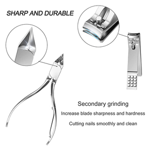 Set Manicure Professionale in Acciaio Inossidabile 12 Pezzi, Set Regalo per la Cura delle Unghie - Product Image 4