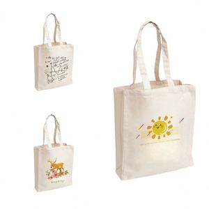 Sacs fourre-tout en toile de coton personnalisés avec votre propre logo, imperméables, réutilisables et écologiques, sacs de shopping - Product Image 3