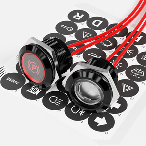 Đèn báo LED kim loại FILN 19mm cho ô tô, chống nước IP67, thay thế 185 kiểu đèn, 12-24V, 110-220V, đầu phẳng, đèn tín hiệu cảnh báo xe máy, vườn. - Product Image 5