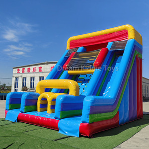 Nhà máy-tạo ra Inflatable lâu đài bouncy cho trẻ em khô trượt nhảy trở ngại Combo và dọc Rush cho cuộc phiêu lưu ngoài trời - Product Image 2