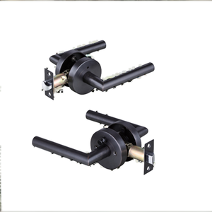 Modern Privacy Gold <b>Door</b> Handles Heavy Duty <b>Door</b> Lever with <b>Knobs</b> for Bedroom Bathroom or Hotel Use - Product Image 2
