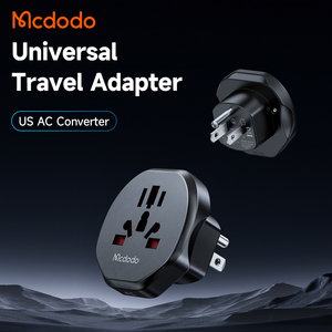 Mcdodo 456 Adaptador <span class=keywords><strong>de</strong></span> viaje universal <span class=keywords><strong>2500W</strong></span> 100-250V 10A 8 agujeros (EE. UU., UE, AU Reino Unido, CNX2) Cargadores y adaptadores convertidores <span class=keywords><strong>de</strong></span> CA para EE. UU. - Product Image 2