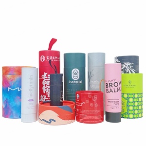 Wholesale Custom Fancy Logo Printed Kraft Paper Tube Box Paper Tube Packaging - Product Image 5