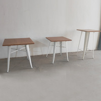 Chaise de salle à manger en fer de style industriel avec dossier Chaise haute de bar pour barbecue et café au lait pour meubles de maison