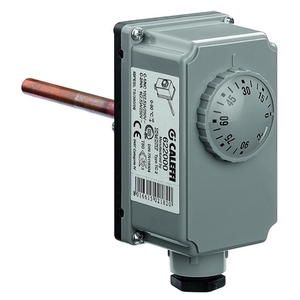 Thermostat d'immersion 0-90°C pour pièces de chauffe-eau avec cadran réglable et sonde en cuivre - Product Image 1