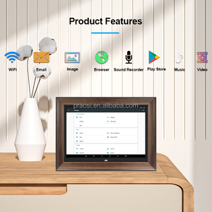 Suplai Pabrik Shenzhen Bingkai Kayu 15 "WiFi Bingkai Foto Digital Pintar dengan Unggahan Aplikasi Seluler - Product Image 3