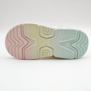 <span class=keywords><strong>Sandali</strong></span> Estivi per Bambine con Farfalla Rosa/Bianca - Suola Morbida Antiscivolo con Chiusura a Strappo, Tomaia in Rete, Scarpe da Spiaggia per Bambini - Product Image 5