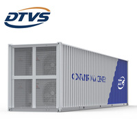Centre de données en conteneur maritime DTVS personnalisable avec UPS, climatisation de précision, capacité 20/40 pieds, extension modulaire, armoire IP55