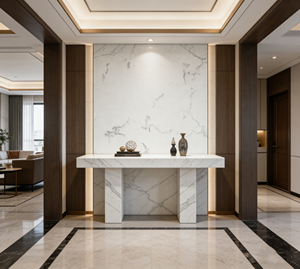 Composant en quartz blanc Willow, étanche et durable, design moderne et écologique pour plan de travail de cuisine et usage hôtelier - Product Image 6