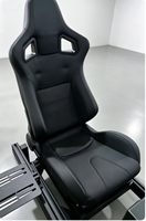 Configuration de simulateur de course haut de gamme personnalisée, profilé en aluminium extrudé 40120 anodisé noir, cadre de simulation découpé pour centres de jeux