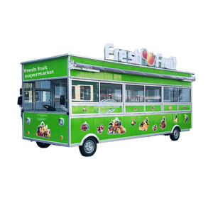 Quiosco de comida rápida de alta resistencia para interiores y exteriores, estilo food truck, para la venta de café y bocadillos. - Product Image 1
