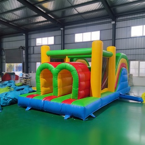 Parcours d'obstacles gonflable commercial 6x3,5m pour enfants, en PVC robuste, centre de jeux gonflable pour la location événementielle - Product Image 2