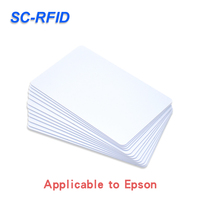 Scheda NFC CR80 stampabile in PVC per stampante a getto d'inchiostro, con RFID intelligente per informazioni studentesche e permessi di lavoro, disponibile in fabbrica