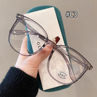 Gafas Retro TR90 Antiluz Azul para Ordenador, Montura Óptica Unisex, 6 Colores, Gafas Antiluz Azul