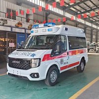 Camion de transport d'urgence pour patients JMC Fushun, ambulance, premiers secours, sauvetage
