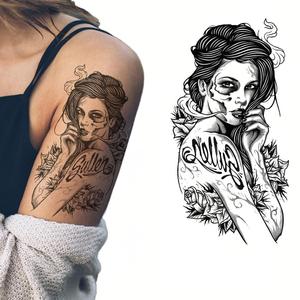 Tatuaje Temporal Personalizado con Transferencia <span class=keywords><strong>de</strong></span> Agua, Diseño Moderno <span class=keywords><strong>para</strong></span> <span class=keywords><strong>Niñas</strong></span> y Niños, Brazos y Piernas - Product Image 1
