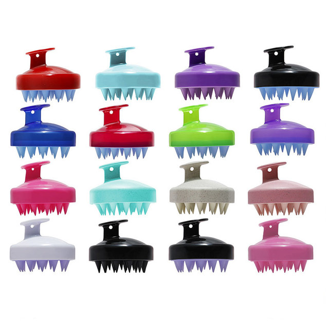 Silicone Shampoo Scalp Hair Massager Shampoo Comb Bath Massage Brush Hair Shower Brush