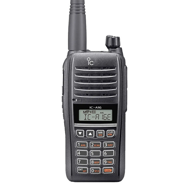 IC-A16 Remote VHF air Band Icom Hand-held Two-way Radio Communication Aircraft Aviation Radio
