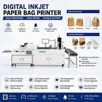Impresora Automática de Inyección de Tinta UV para Bolsas de Papel, Nueva Solución de Empaquetado de Alta Velocidad para Ropa, Cosméticos, Joyería y Boutiques