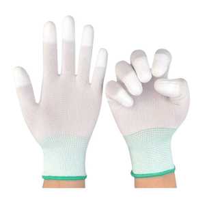 Guantes de Poliéster con Recubrimiento de PU, Tejidos, 100% Poliéster/Nailon + Recubrimiento de PU, Elásticos, Suaves, Transpirables, Hechos en Vietnam - Product Image 1