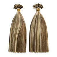 Extensions de cheveux russes Dragonbeauty pré-collées, 100% cheveux humains Remy, double épaisseur, pointe en U, vente en gros, promotion