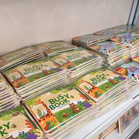 Libro de Actividades Educativas con Temática de Dinosaurios y Animales de Dibujos Animados, Impresión UV, Silencioso, para Aprendizaje Temprano y Cognitivo, Gran Venta