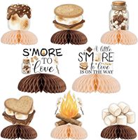 Centros de Mesa de Panal de Abeja de Doble Cara para Baby Shower: ¡Un Poco Más de Amor en Camino!