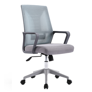 Chaise de bureau ergonomique pivotante en maille orange contemporaine de haute qualité, vente directe d'usine, chaise à hauteur réglable électrique - Product Image 4