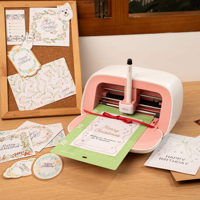 4 stylos à encre noire à pointe fine de 0,4 mm pour le dessin, le scrapbooking, le journaling, compatibles avec la machine artisanale Likcut S501