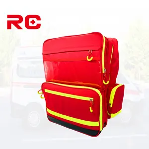Custom Large Empty Waterproof Outdoor Tactical Rescue Medical Emergency First Aid Medical Kit Bag Backpack