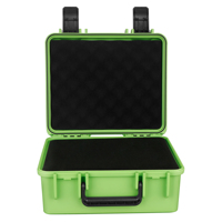 Boîtier rigide portable RX-HCV3-GR IP67 275x225x130mm avec mousse cubique DIY |   Boîte de rangement étanche et antichoc pour appareils photo et appareils électroniques