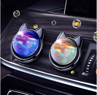 Diffuseur de parfum pour voiture en alliage de forme personnalisée, ornement d'aromathérapie haut de gamme en forme d'oreilles de chat, élimination du formaldéhyde et stérilisation