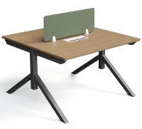 Bureau de travail modulaire en métal moderne, poste de travail collaboratif extensible pour 2, 4, 6 ou 8 personnes, espace ouvert pour le personnel de bureau