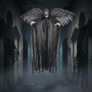 Decoración Colgante Luminosa de Halloween: Alas de Ángel, Demonio, Vampiro, Esqueleto, Fantasma para un Ambiente de Terror - Product Image 3