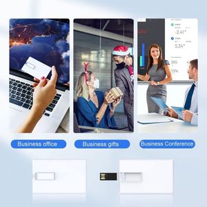 Memoria USB Personalizada con Logotipo, Venta al por Mayor, 1GB 2GB 4GB 8GB 16GB 32GB 64GB 128GB, Pendrive con Formato de Tarjeta de Crédito - Product Image 4