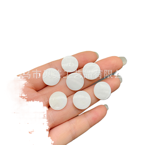 Beimei eau douce naturelle, perles rondes en vrac, patch blanc à fond plat, bijoux de bricolage, boucles d'oreilles et accessoires - Product Image 1